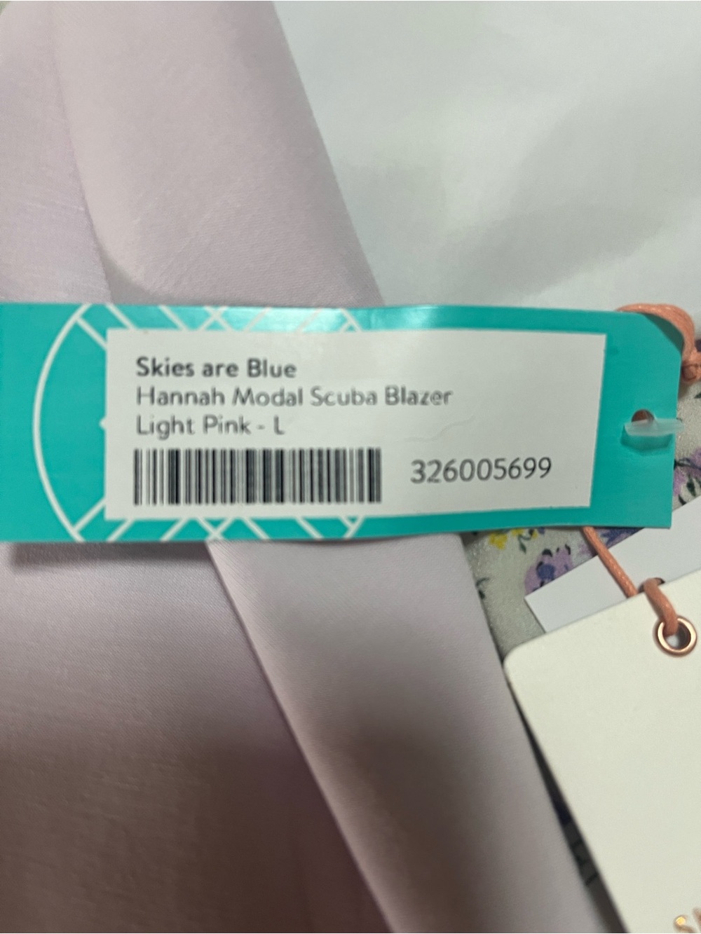 Skies Are Blue Pale Lilac Open-Front Blazer - Picture 7 of 10